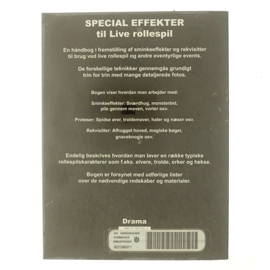 Special effekter til live rollespil af Janus Vinther