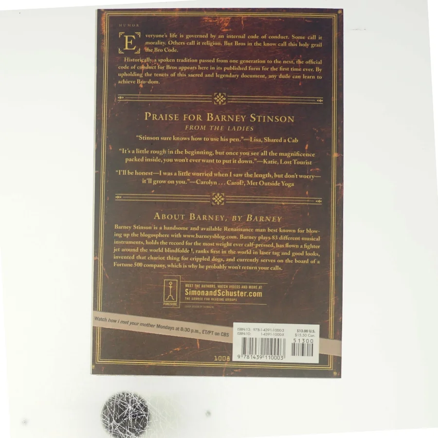The Bro code af Barney Stinson (Bog)