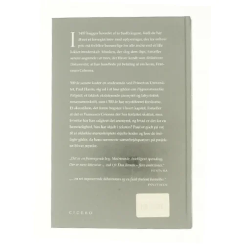 Belladonna dokumentet af Ian Caldwell og Dustin Thomason