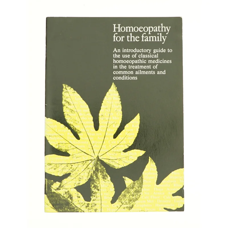 Homoeopathy for the family  fra Bog