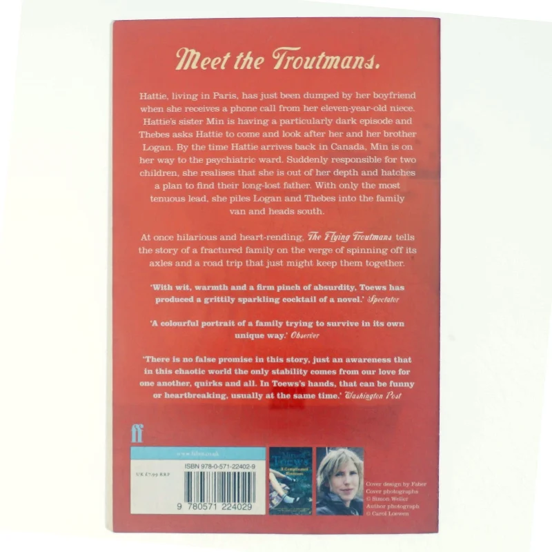 The Flying Troutmans af Miriam Toews (Bog)