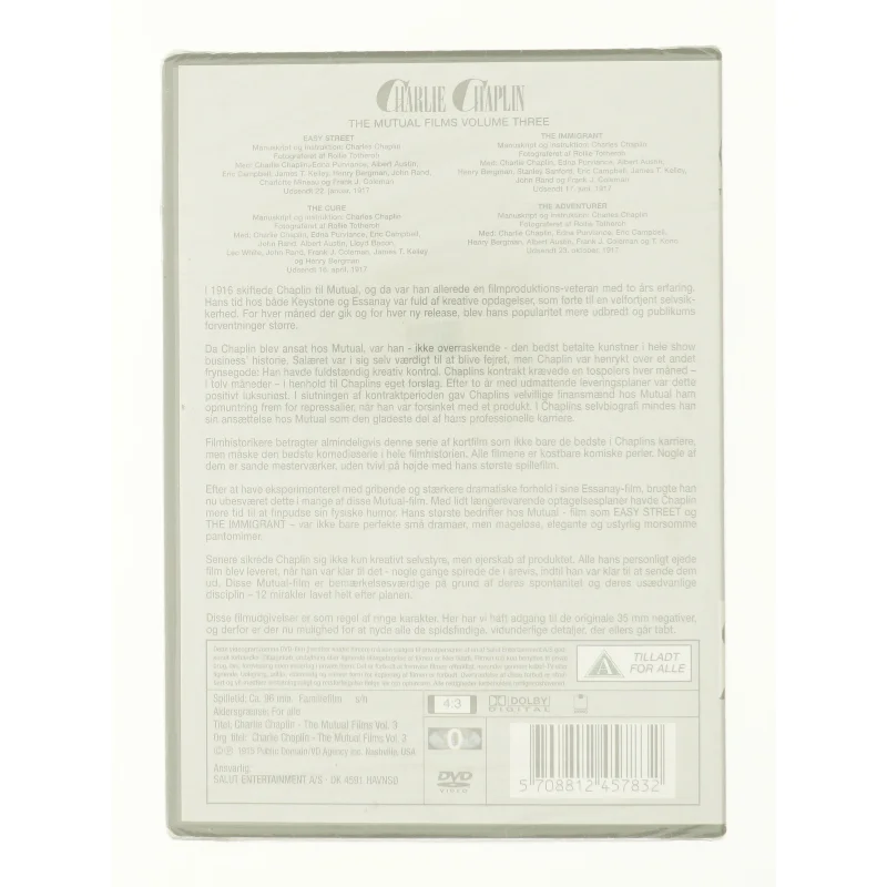 Charlie Chaplin fra DVD