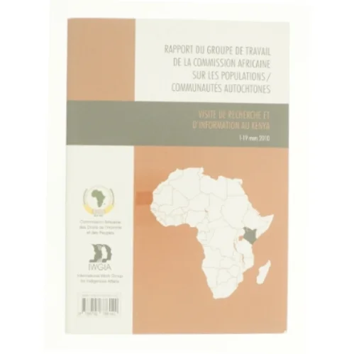 Repport of the african commissions working group on indigenous populations (bog)