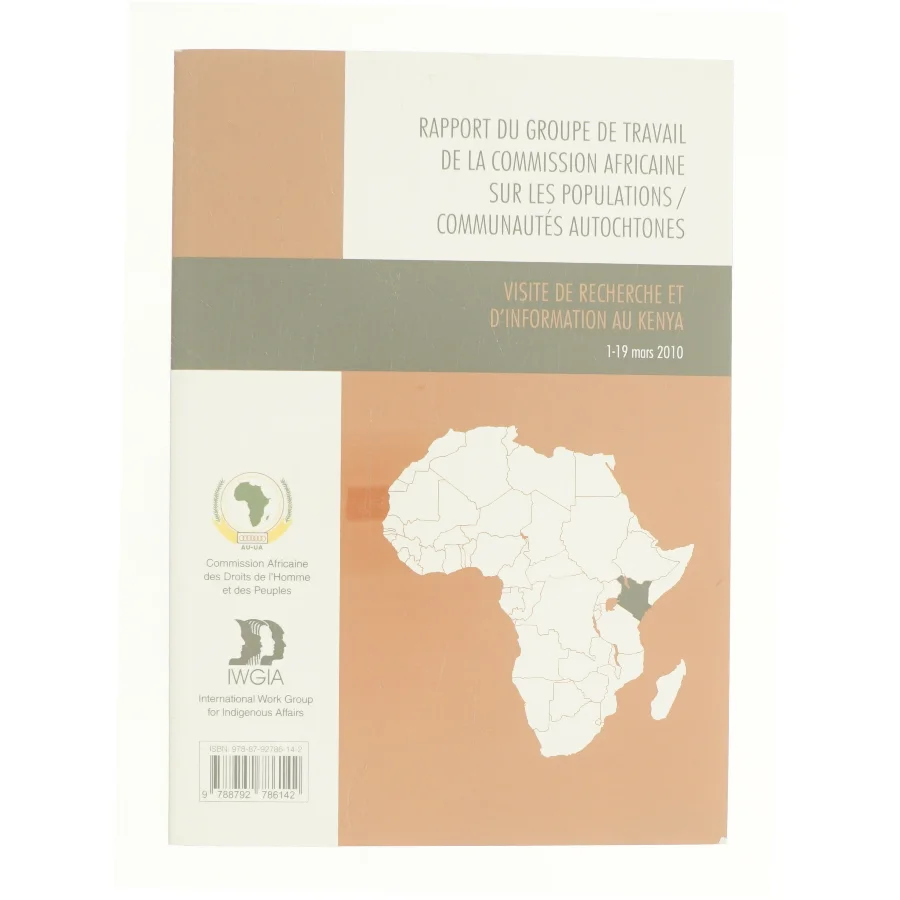Repport of the african commissions working group on indigenous populations (bog)