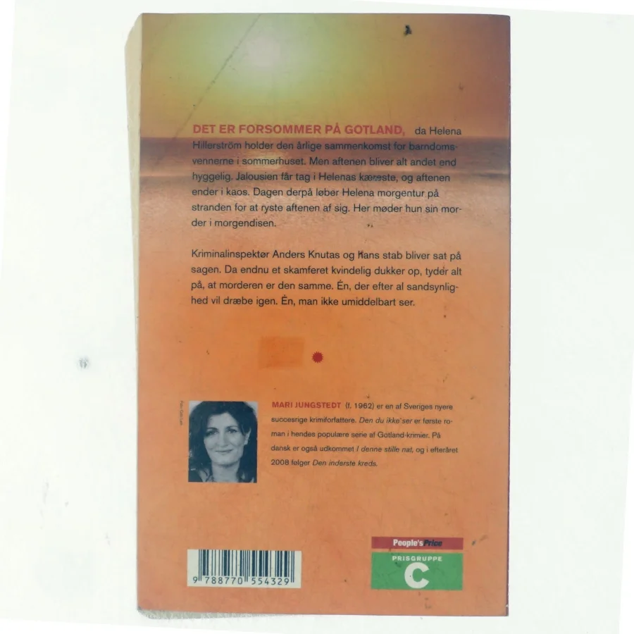 Den du ikke ser : kriminalroman af Mari Jungstedt (Bog)