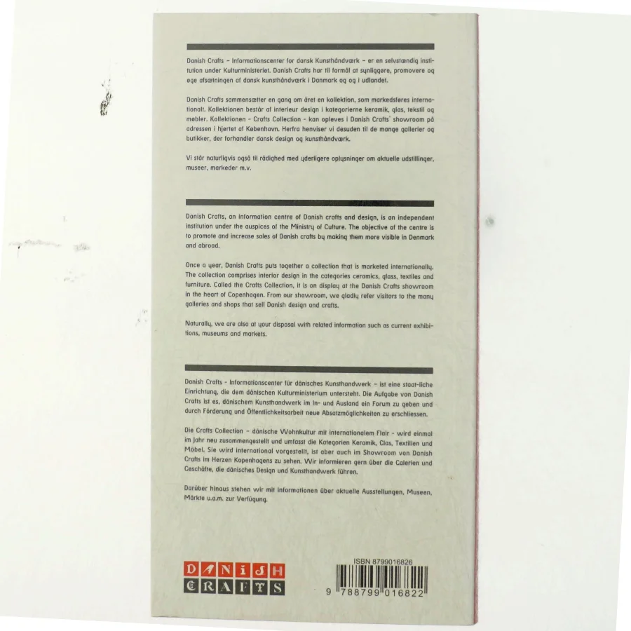 Danish crafts af Danish Crafts (København). Informationscenter for dansk Kunsthåndværk (Bog)