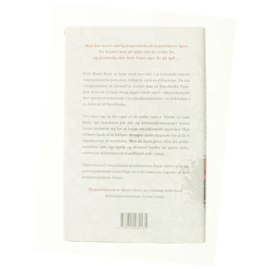 Hypnotisøren af Lars Kepler (Bog)