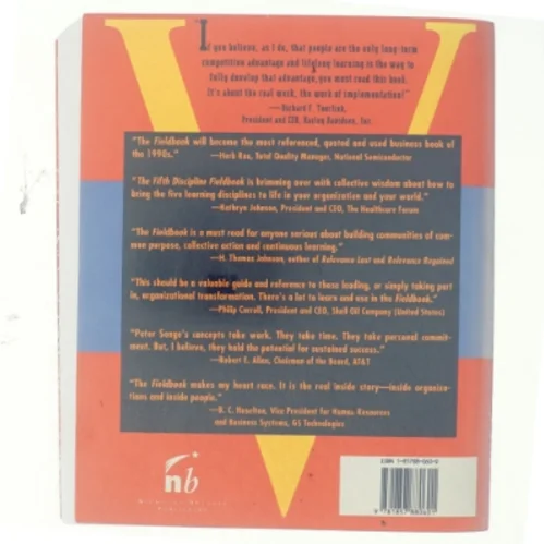 The Fifth Discipline Fieldbook by Art Kleiner af Peter M. Senge (Bog)