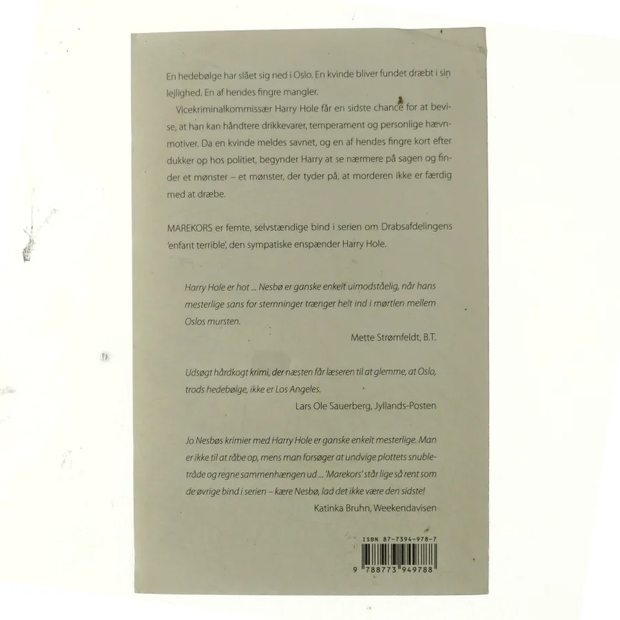 Marekors af Jo Nesbø (Bog)