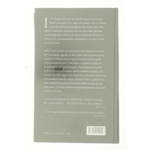 Belladonna dokumentet af Ian Caldwell & Dustin Thomason (Bog)