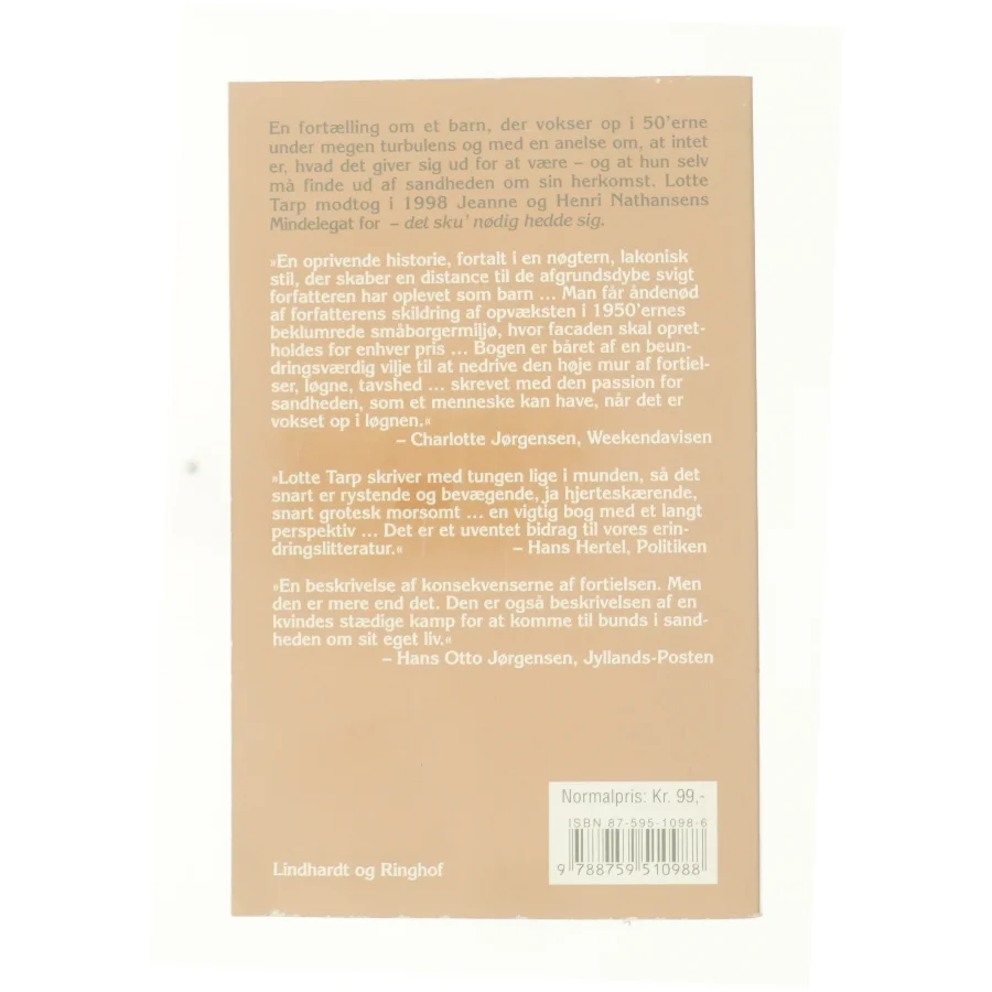 Det sku' nødig hedde sig af Lotte Tarp (Bog)