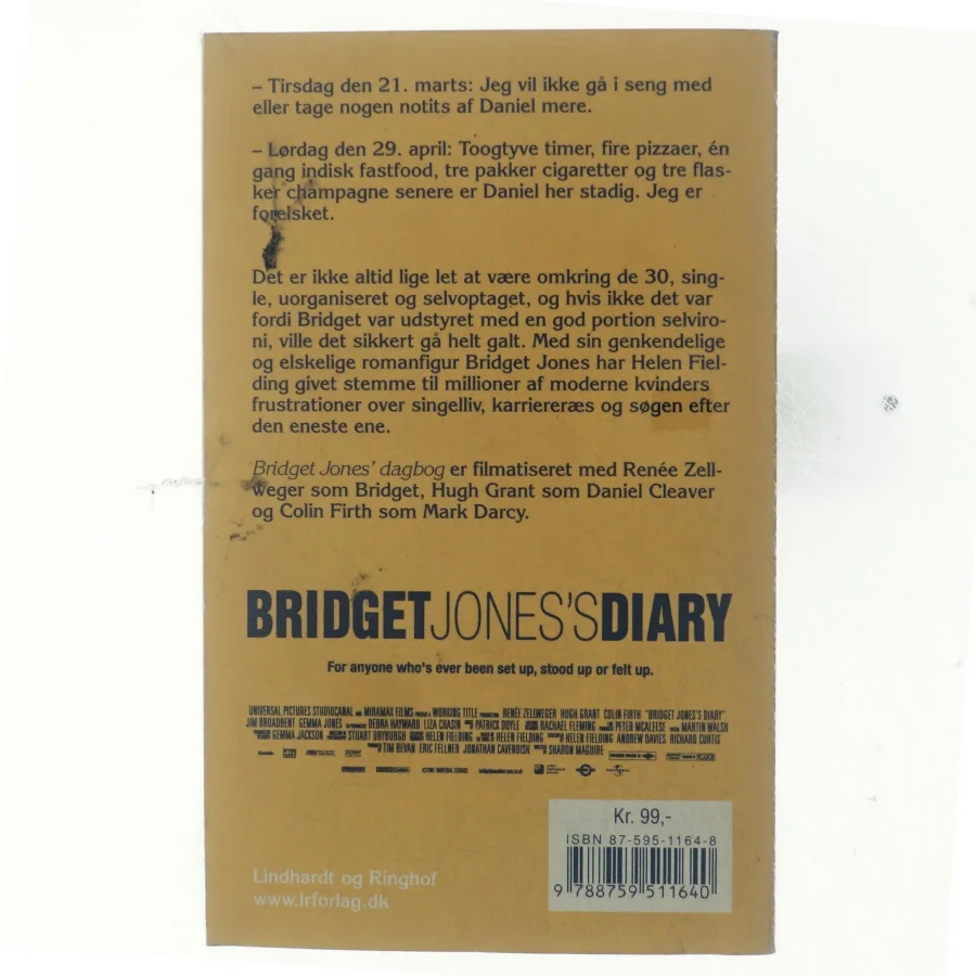 Bridget Jones' dagbog af Helen Fielding, Helen Fielding (Bog)