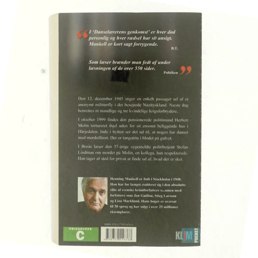 Danselærerens genkomst af Henning Mankell (Bog)