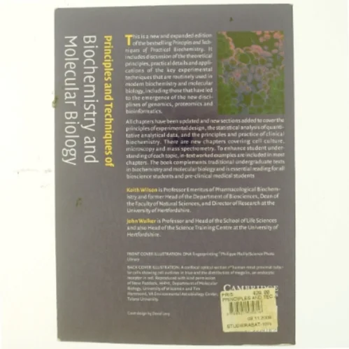 Principles and techniques of biochemistry and molecular biology (Bog)