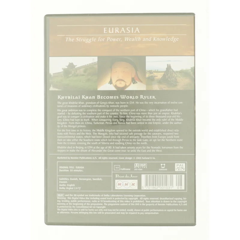 Khubilai Kham becomes world ruler fra DVD