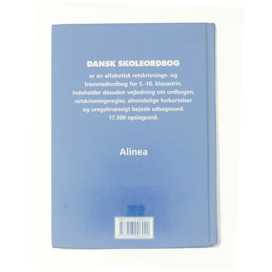Dansk skoleordbog fra Bog