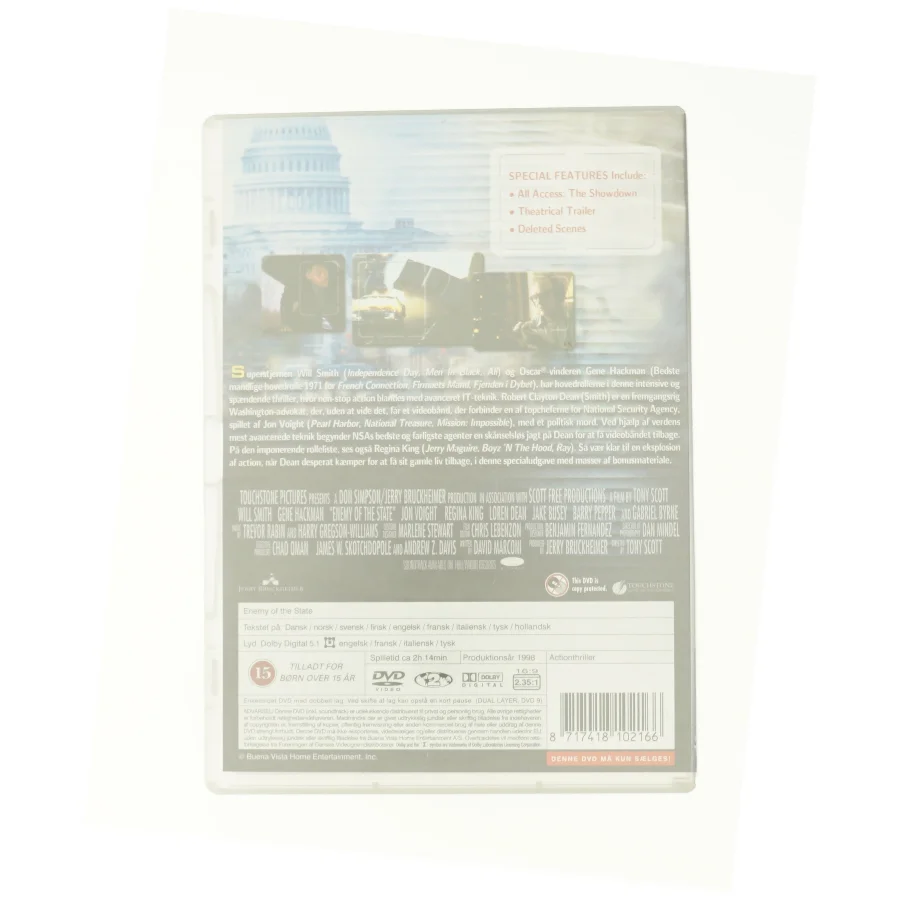 Enemy of the State, Ee fra DVD