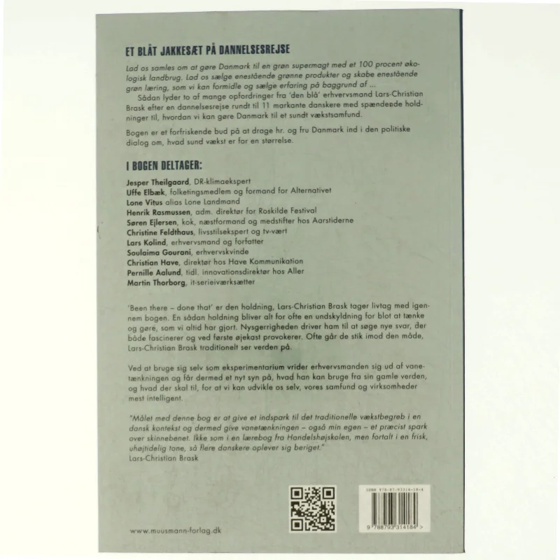 Vilje til forandring af Lars-Christian Brask (Bog)