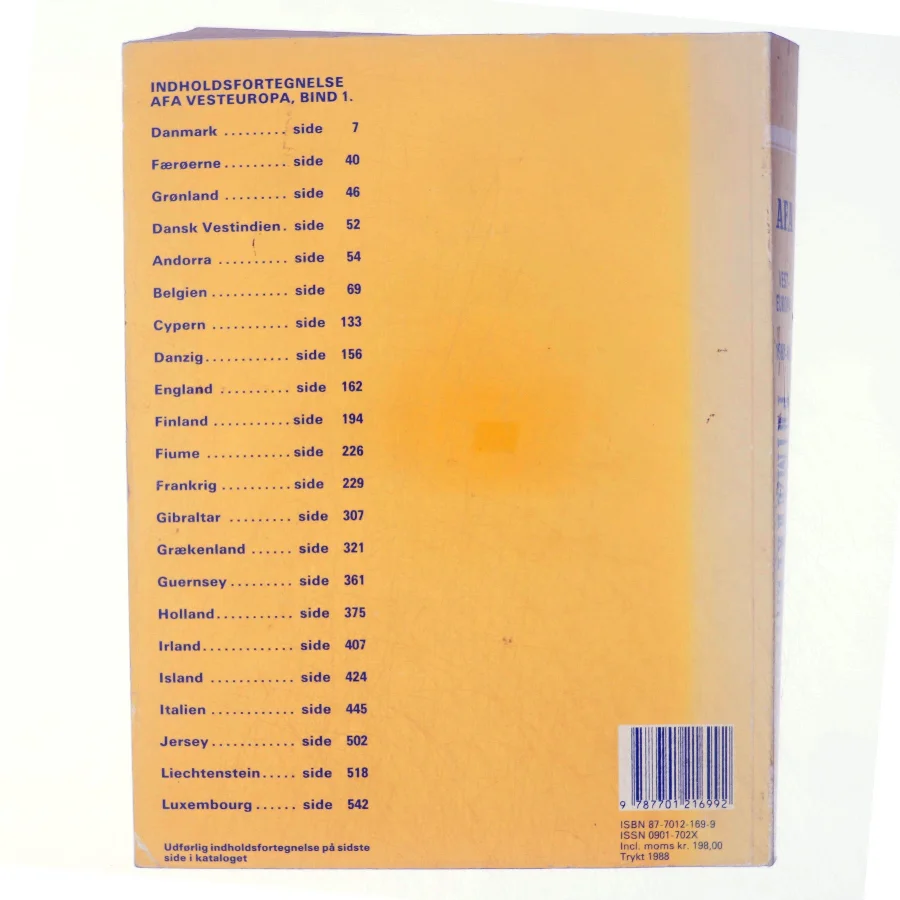 Frimærkekatalog 1988-89