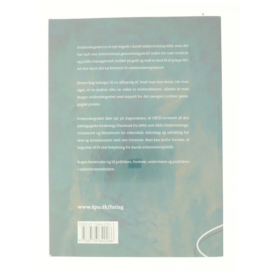 Evidens I Uddannelse? - 1st Edition (eBook) (Bog)
