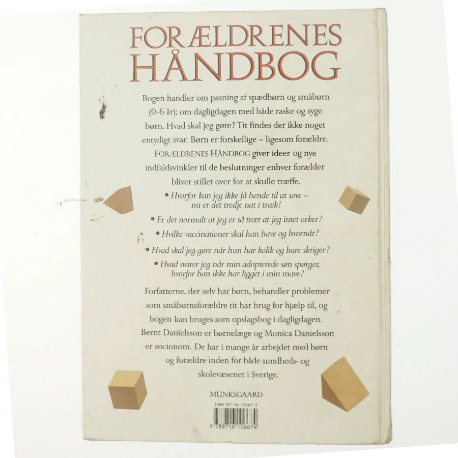 Forældrenes håndbog : om børn fra 0-6 år (Bog)