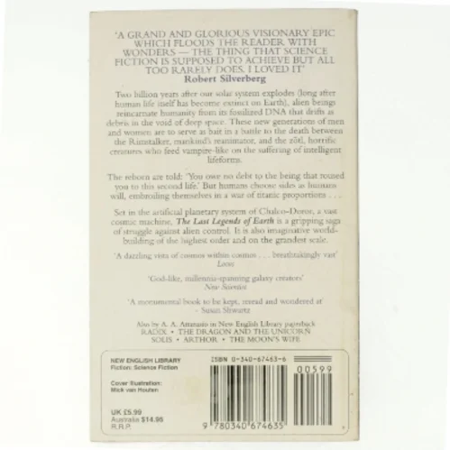 The Last Legends of Earth af A. A. Attanasio (Bog)