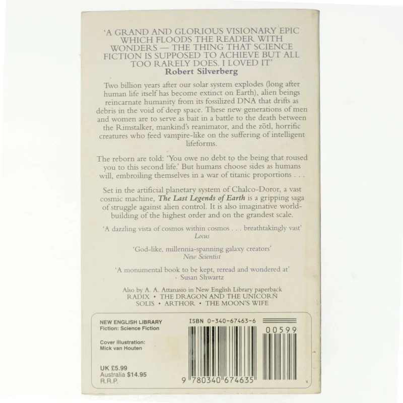 The Last Legends of Earth af A. A. Attanasio (Bog)