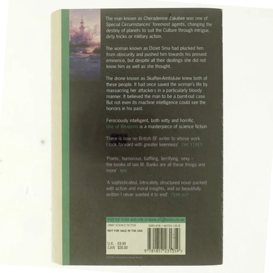 Use of weapons af Iain Banks (Bog)