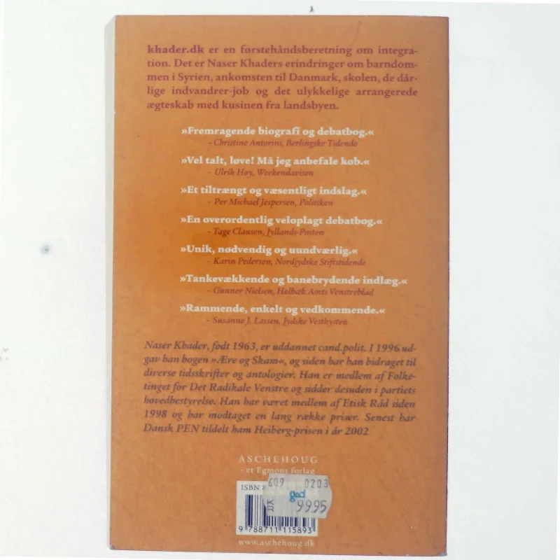 Khader.dk : sammenførte erindringer (Bog)