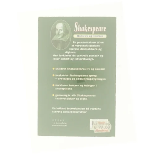 Spakespeare, hans liv og værker af Roni Jay