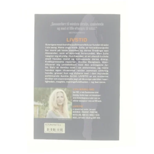 Livstid : krimi af Liza Marklund (Bog)