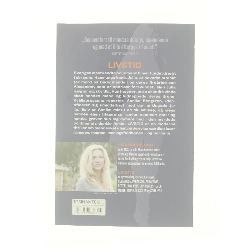 Livstid : krimi af Liza Marklund (Bog)