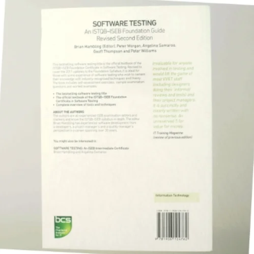 Software Testing af Brian Hambling, Peter Morgan, Angelina Samaroo, Lecturer in the Applied English Language Studies Unit Geoff Thompson, Peter Williams (Bog)