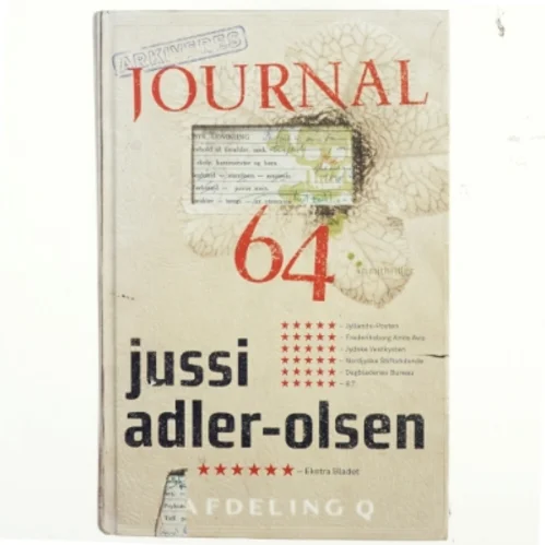 Journal 64 : krimithriller af Jussi Adler-Olsen (Bog)