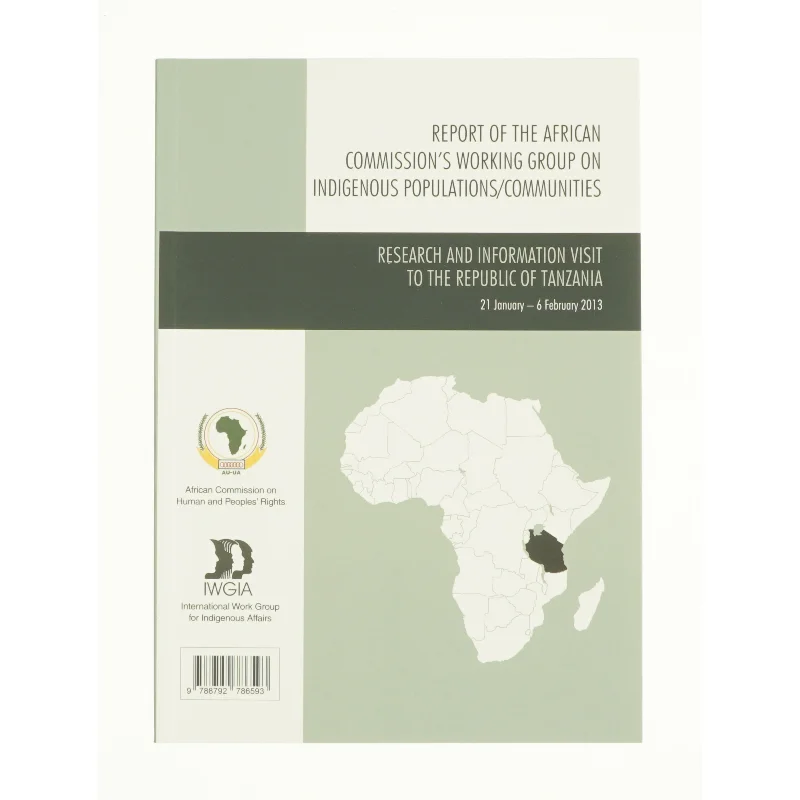 Research and information visit to the Republic of Tanzania, 21 January - 6 February 2013 (Bog)