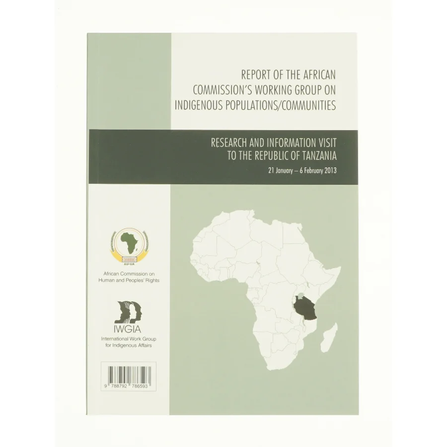 Research and information visit to the Republic of Tanzania, 21 January - 6 February 2013 (Bog)