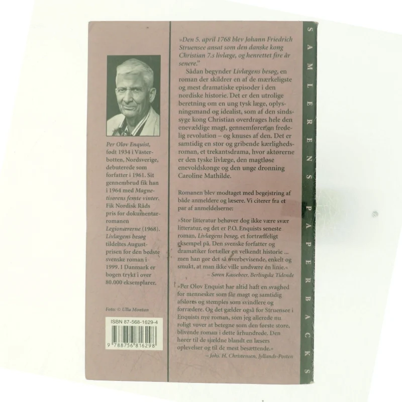 Livlægens besøg af Per Olov Enquist (Bog)