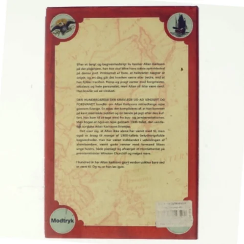 Den hundredårige der kravlede ud ad vinduet og forsvandt - Af Jonas Jonasson