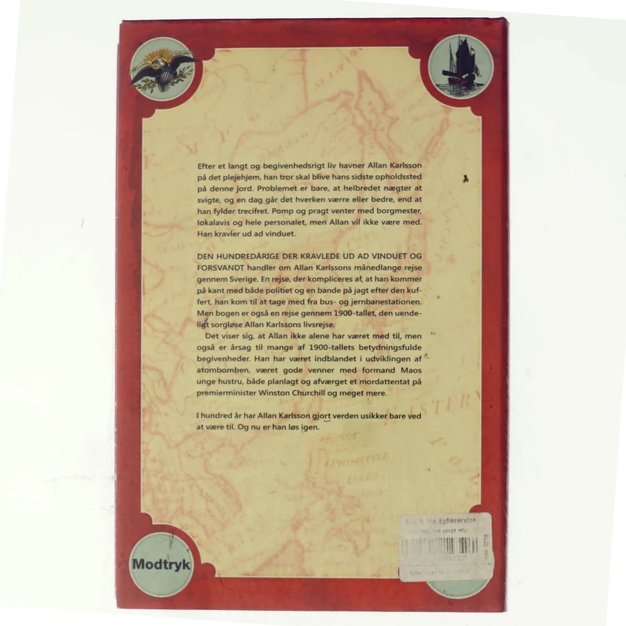 Den hundredårige der kravlede ud ad vinduet og forsvandt - Af Jonas Jonasson