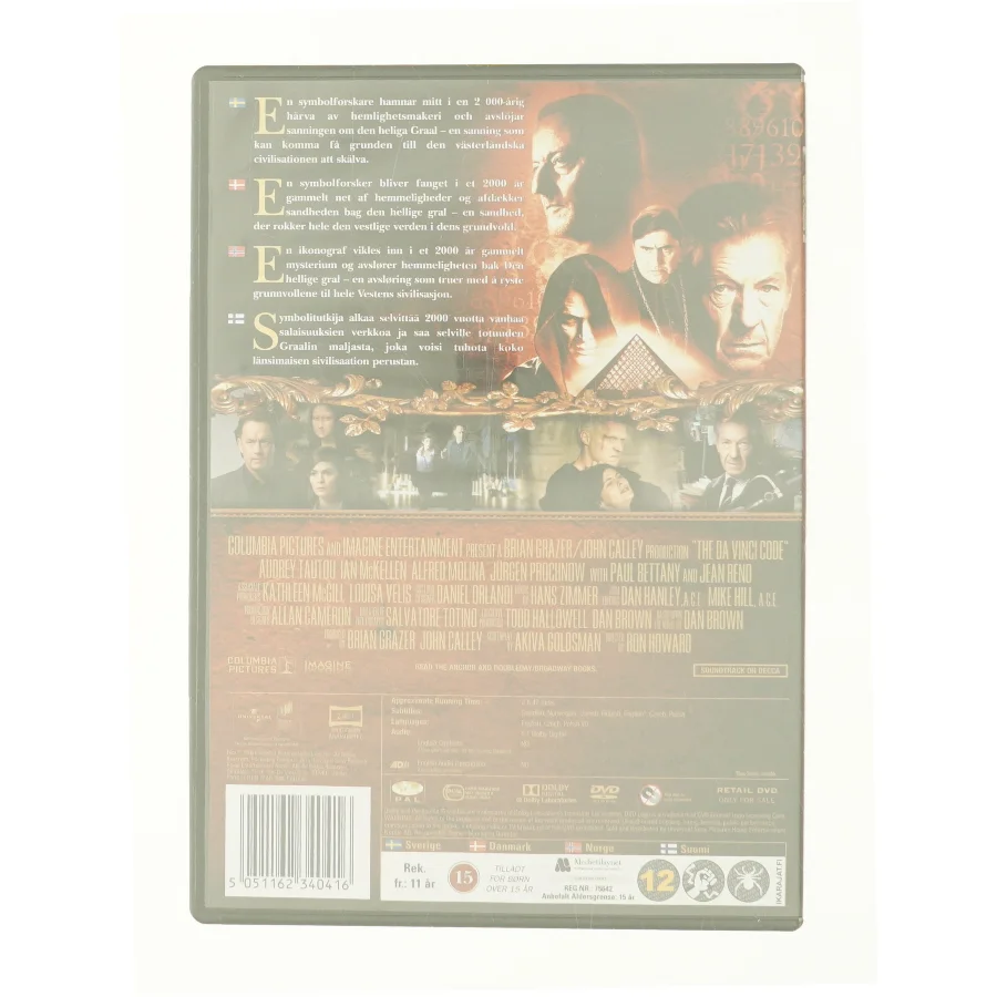 Da Vinci Mysteriet fra DVD