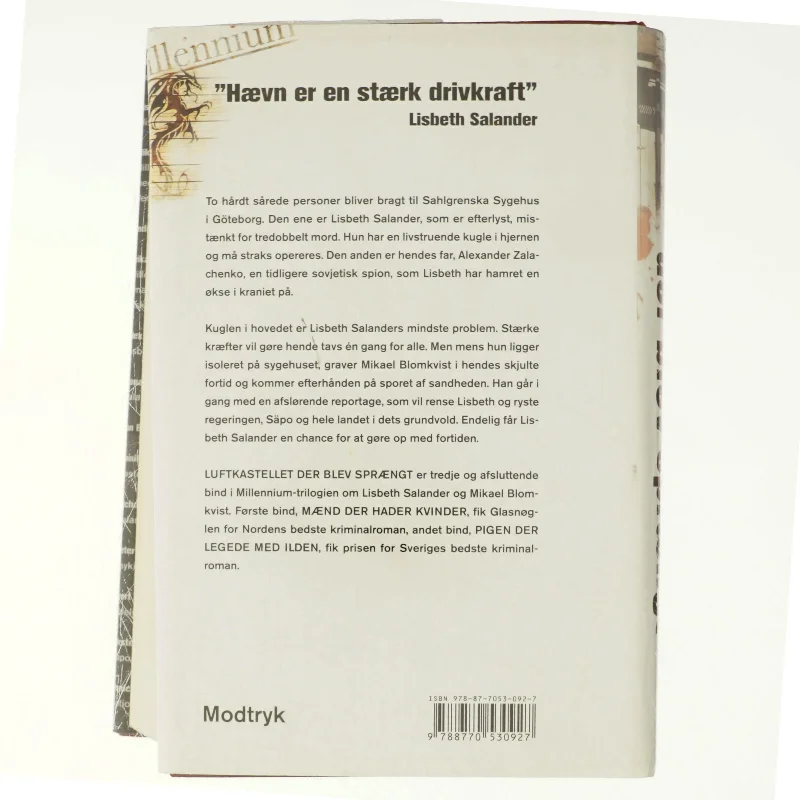 Luftkastellet der blev sprængt af Stieg Larsson