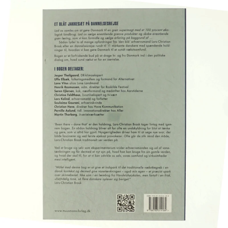 Vilje til forandring af Lars-Christian Brask (Bog)