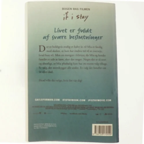 Hvis jeg bliver af Gayle Forman (Bog)