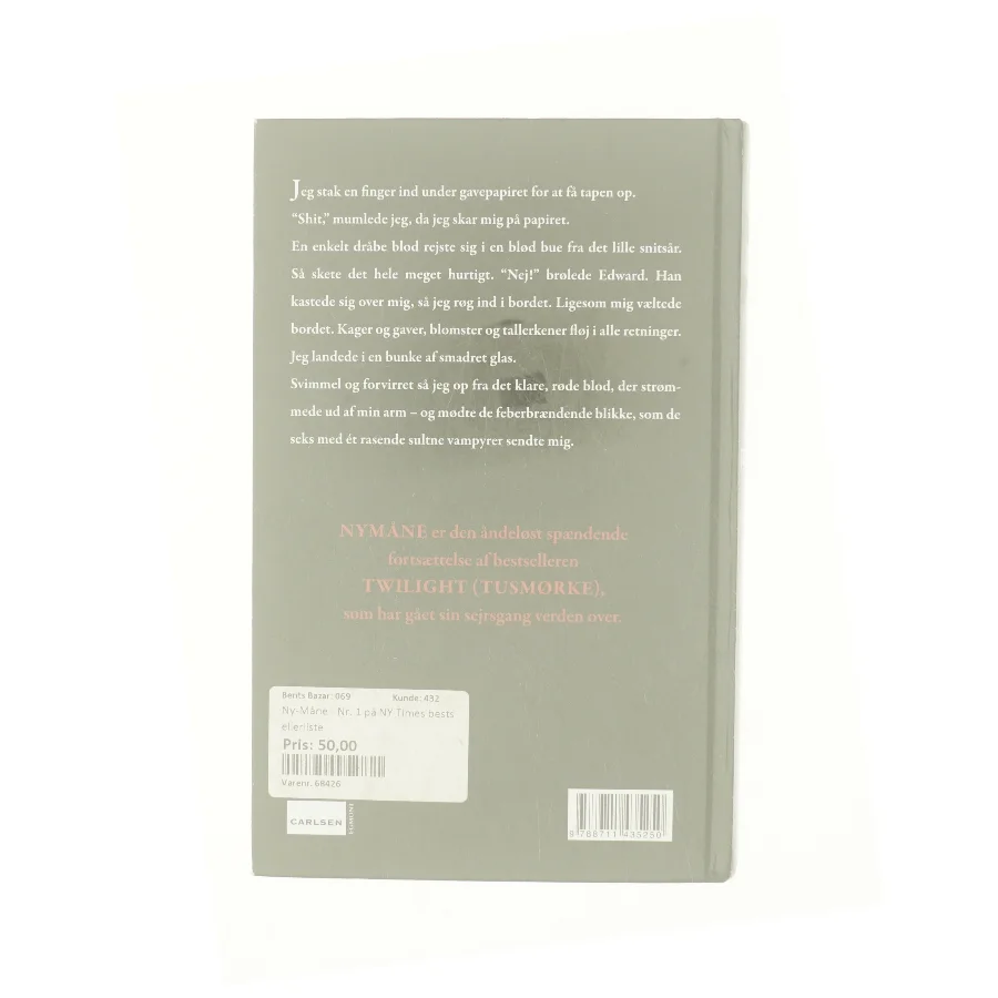 Nymåne af Stephenie Meyer (Bog)