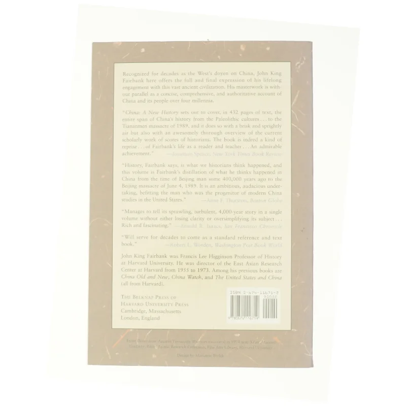 China af Fairbank, John King (Bog)