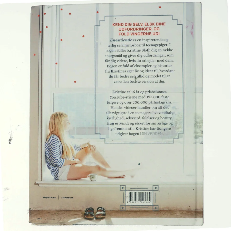 Enestående : kend dig selv, elsk dine udfordringer, og fold vingerne ud! af Kristine Sloth (Bog)