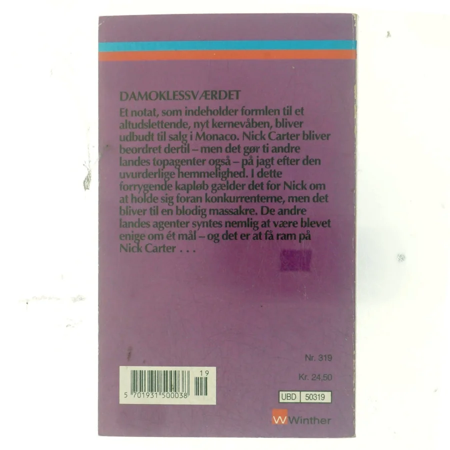 Damoklessværdet af Nick Carter