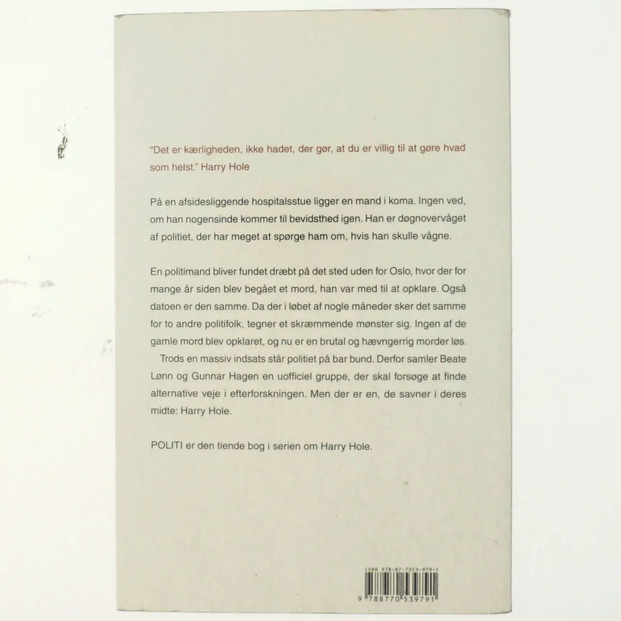 Politi af Jo Nesbø (Bog)