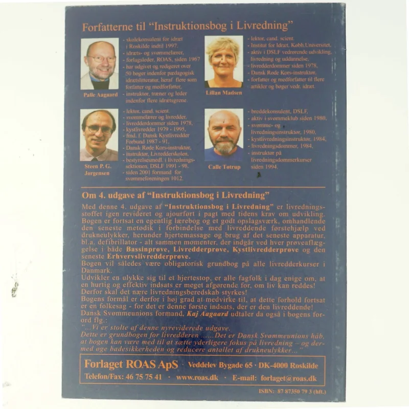 Instruktionsbog i livredning (Bog)