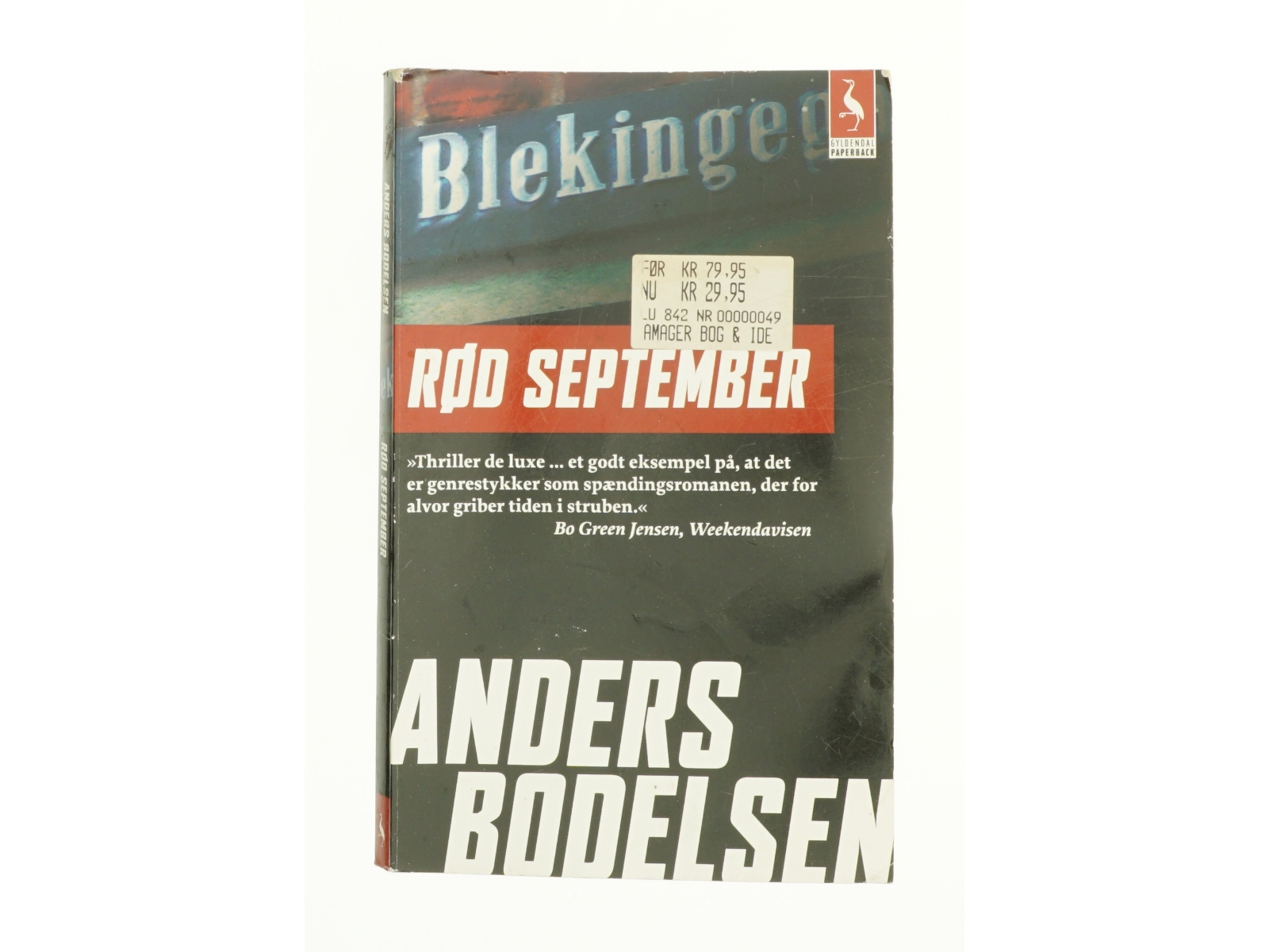 Rød september af Anders Bodelsen (Bog)